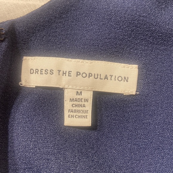 Dress The Population Sandra Midnight Blue Dress - Picture 4 of 6